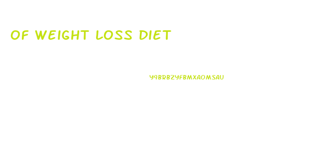 of weight loss diet