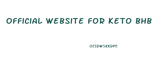 official website for keto bhb gummies