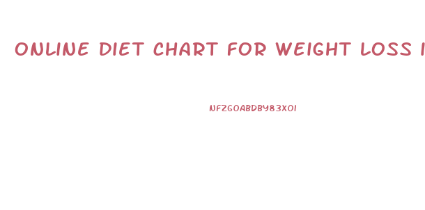 online diet chart for weight loss india