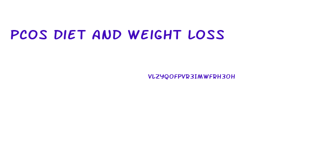 pcos diet and weight loss