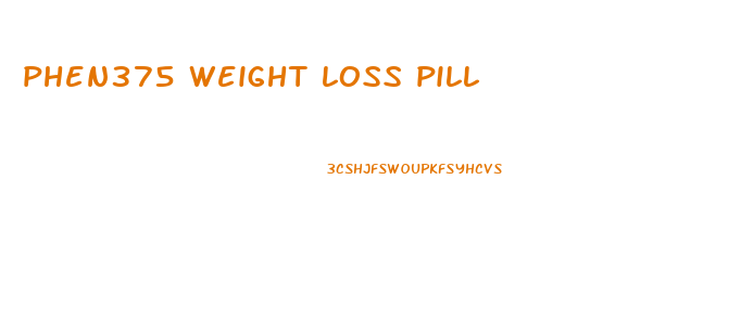 phen375 weight loss pill