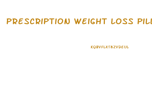 prescription weight loss pills non stimulant