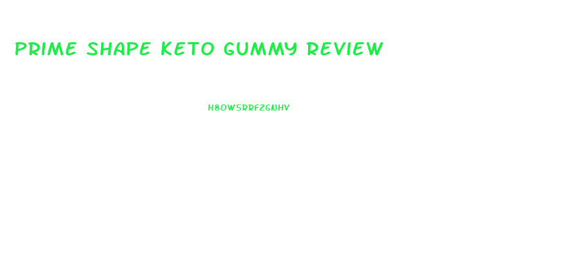 prime shape keto gummy review