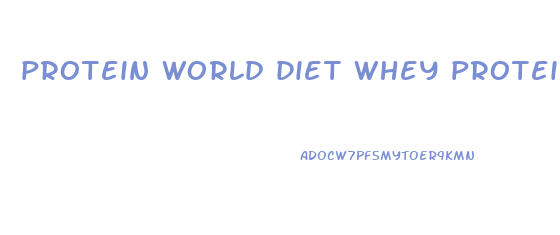 protein world diet whey protein weight loss shake 600g vanilla