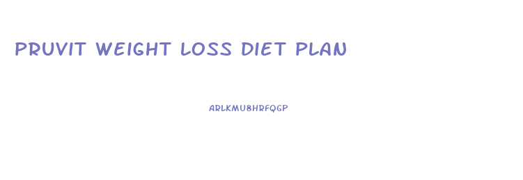 pruvit weight loss diet plan