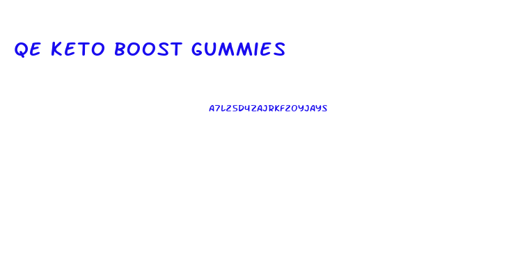 qe keto boost gummies