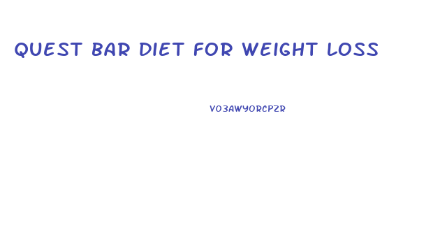 quest bar diet for weight loss