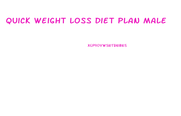 quick weight loss diet plan male