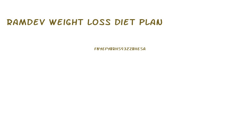 ramdev weight loss diet plan