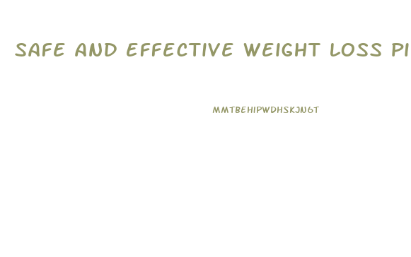 safe and effective weight loss pills philippines