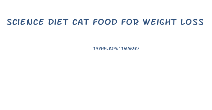 science diet cat food for weight loss