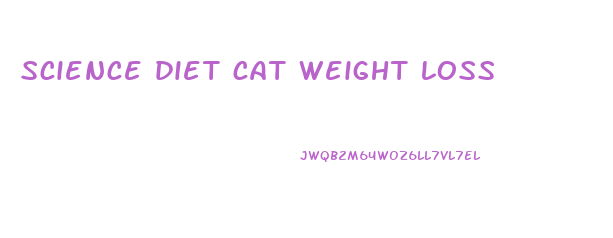 science diet cat weight loss