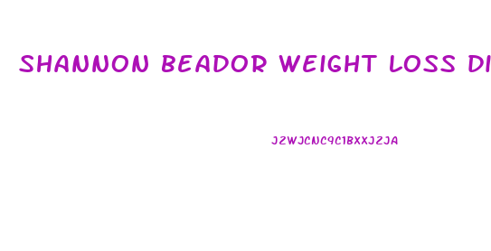 shannon beador weight loss diet