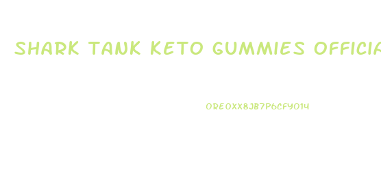 shark tank keto gummies official website where to buy