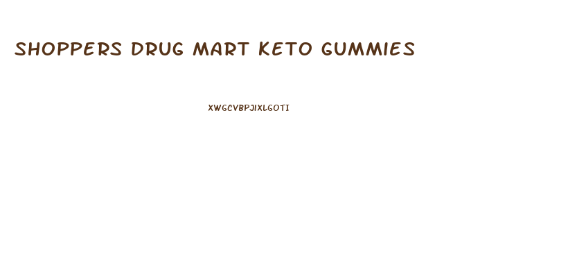 shoppers drug mart keto gummies