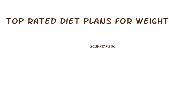 top rated diet plans for weight loss