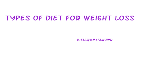 types of diet for weight loss