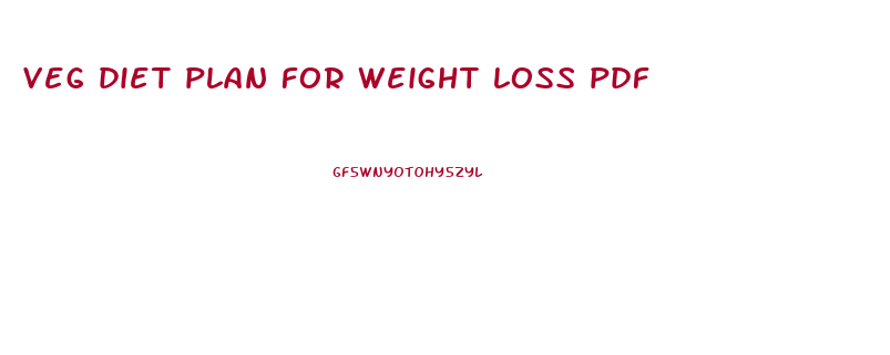 veg diet plan for weight loss pdf