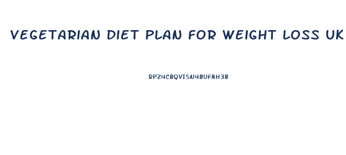 vegetarian diet plan for weight loss uk