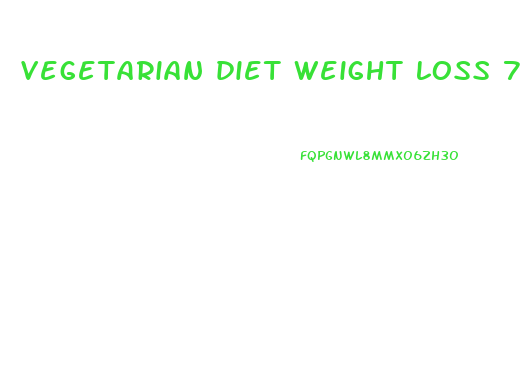 vegetarian diet weight loss 7 day plan