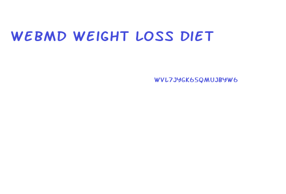 webmd weight loss diet