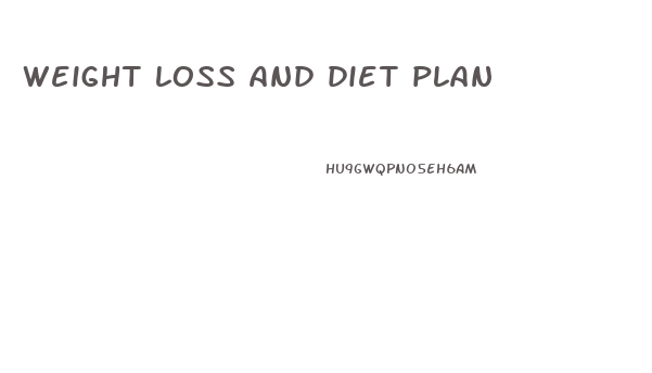 weight loss and diet plan