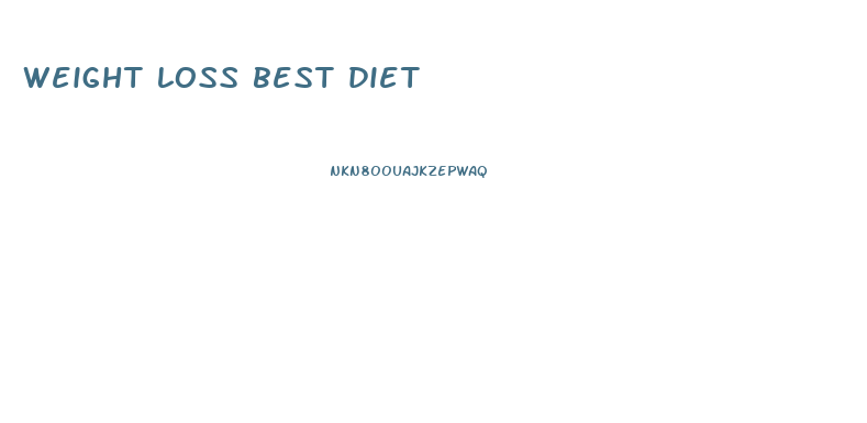 weight loss best diet