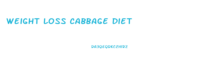 weight loss cabbage diet