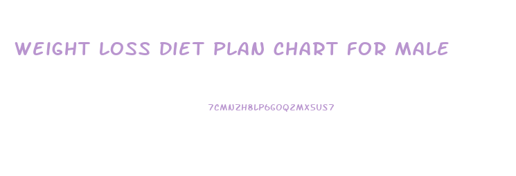 weight loss diet plan chart for male