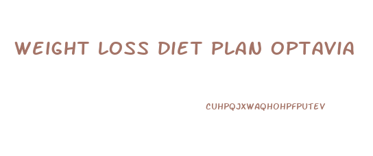 weight loss diet plan optavia