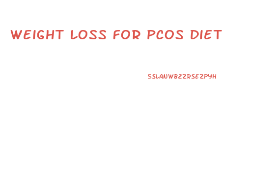 weight loss for pcos diet