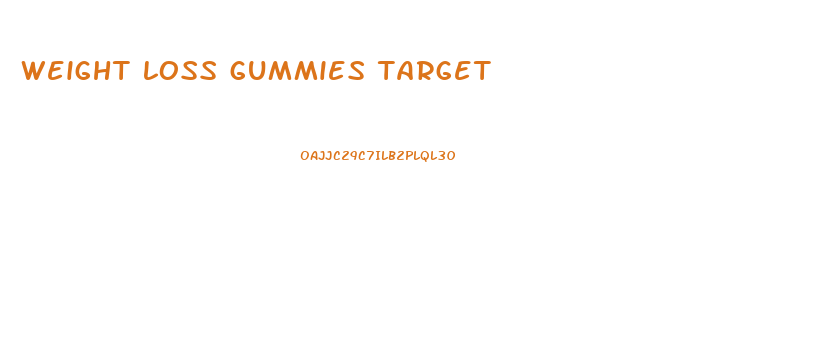 weight loss gummies target