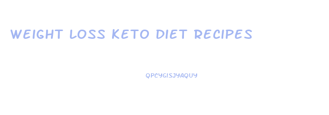 weight loss keto diet recipes