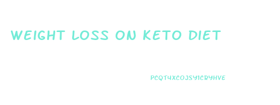 weight loss on keto diet