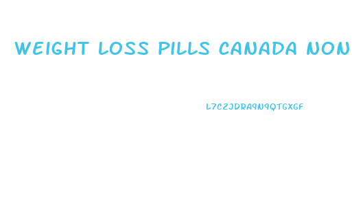 weight loss pills canada non prescription