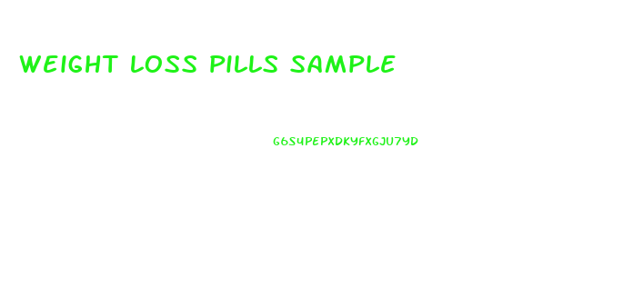 weight loss pills sample