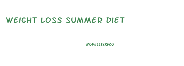 weight loss summer diet