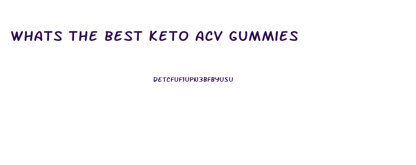 whats the best keto acv gummies