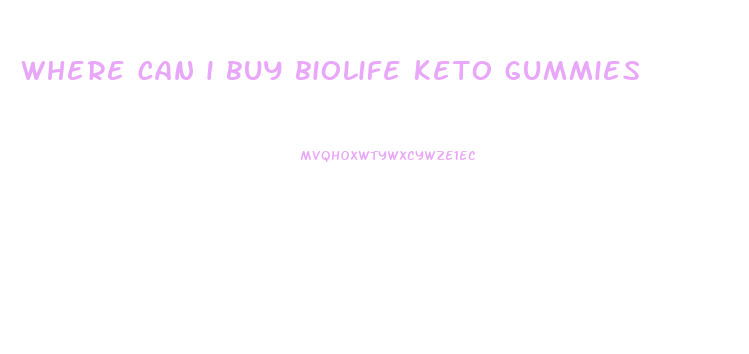 where can i buy biolife keto gummies