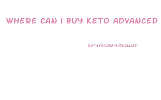 where can i buy keto advanced weight loss pills