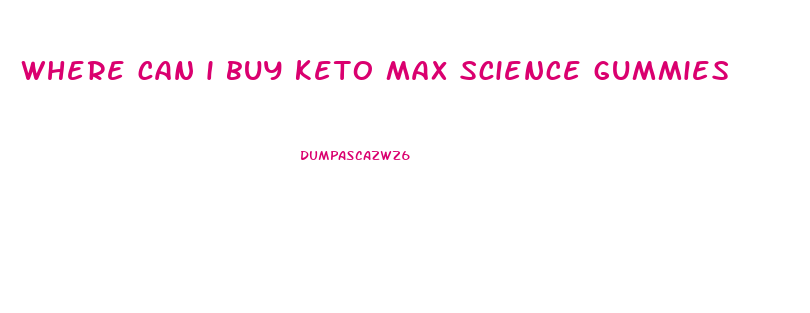 where can i buy keto max science gummies