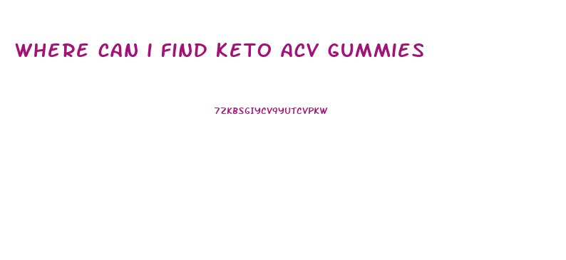 where can i find keto acv gummies