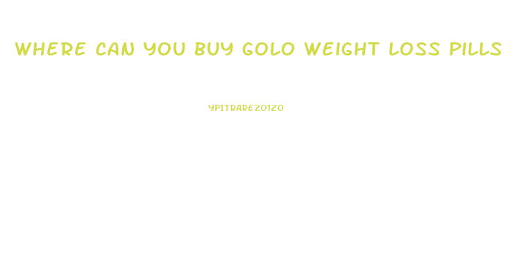 where can you buy golo weight loss pills