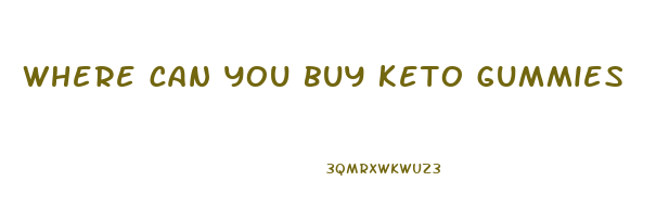 where can you buy keto gummies