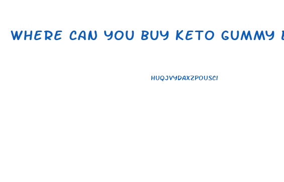 where can you buy keto gummy bears