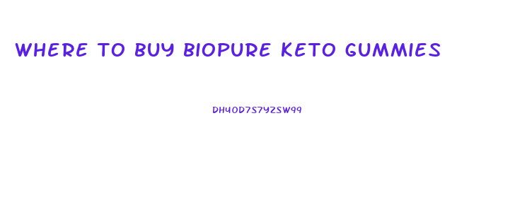 where to buy biopure keto gummies
