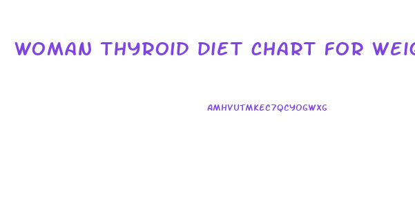 woman thyroid diet chart for weight loss