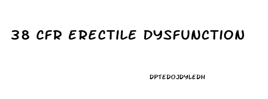 38 cfr erectile dysfunction