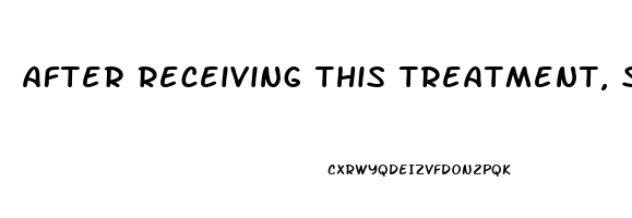 After Receiving This Treatment, Some Men Have Reported: