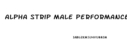 Alpha Strip Male Performance Enhancer